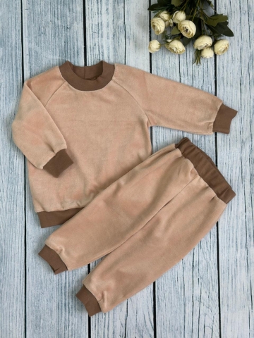 Купить оптом 343. Костюм ясельный, 80% хлопок, 20% ПЭ 80-86-92 в Томске